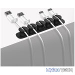 CO110 Cable Organizer Clips - 5 Bays, 4 Storage Compartments - Black - Image 5